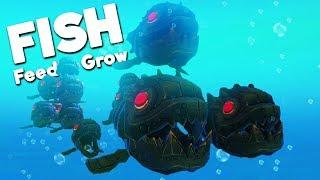 RAISING A DEADLY ROBOT FISH FAMILY! | Feed and Grow Fish