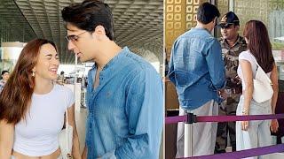 Siddharth Malhotra With Wife Kiara Advani Spotted At Airport | MS shorts