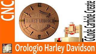 Gcode creation Harley Davidson emblem watch - Carbide Create