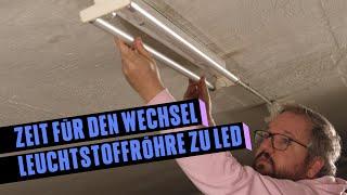 Leuchtstoffröhren mit LED ersetzen und Strom sparen - Anleitung und Tipps zum ZVEI Whitepaper