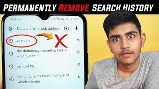 How To  Remove  Chrome Search History | How To Delete Chrome Search History Suggestions Permanently