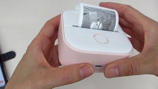 Memoking Label Makers | Phomemo T02 Mini Portable Small Printer | Mini Sticker Printer: Demo