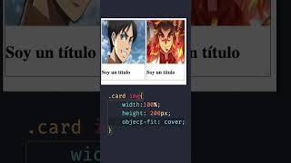TRUCAZO para tus imágenes en CSS #shorts #css