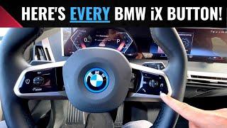 BMW Buttons: Here's EVERY Button on the NEW BMW iX! Tutorial/Guide!