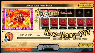 How Many Frog Cards to Max Out Jutsu (Level 15) - Naruto X Boruto Ninja Voltage