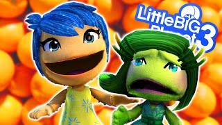 LittleBigPlanet 3 - Inside out Joy and Disgust Orange Adventure - PC Gameplay | EpicLBPTime