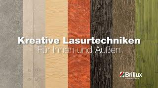 Optische Highlights für die Fassade - Kreative Lasurtechniken