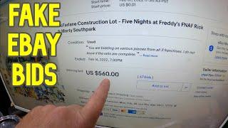 FAKE EBAY BIDDER SHENANIGANS