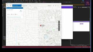 .NET Maui Apps | Using Map to get locations  in Mobile and Desktop Applications