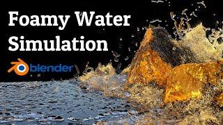 Fluid Simulation | Foam And Spray | Blender 3.1 Tutorial