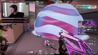 100T BANG PRO OMEN GAMEPLAY - MVP! SUNSET MAP! [ VALORANT PRO REPLAYS ]