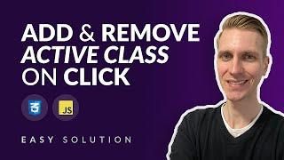 Add and Remove Active Class on Click