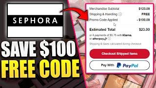 use THIS Sephora Promo Code to get FREE MAKEUP (VERIFIED) Sephora Coupon Codes 