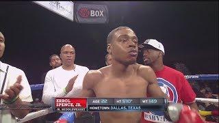 Errol Spence Jr. (pro debut) vs Jonathan Garcia - Full fight