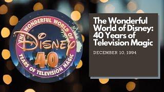 The Wonderful World of Disney: 40 Years of Television Magic - 1995 ABC Special