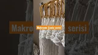 Macrame bag Makrome çanta plaj çantası handmade bag #makrome #macrame #makromedekor #çantayapımı