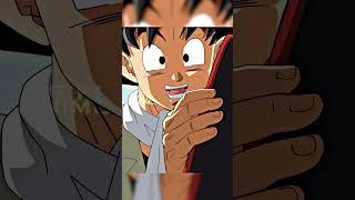 Goku saves Goten