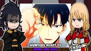 Hunters react to Sung Jin Woo | PART 2 | Solo Leveling | GACHA REACT