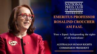 IN FULL: Emeritus Professor Rosalind Croucher AM FAAL's Address to the National Press Club