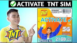 How to ACTIVATE TNT (Talk N Text) Sim Card? (Full Tutorial 2023) - LEGIT 