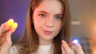 ASMR Fast & Aggressive Eye Exam WITH Light Triggers  Medical roleplay doctor, follow instructions
