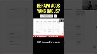 Berapa ACOS Yang Bagus