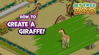 How is a giraffe made?  My Free Zoo timelapse #blender #animals #gamedev