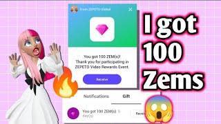 Zepeto Global sent me 100 Zems for Free ||Princess AH-mi #zepeto #princessahmi #zepetofyp