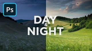 Turn Day into Night in Photoshop | 1 Minute Tutorial