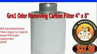 Gro1 Enhanced Performance 4 x 8 Carbon Filter 27.99 at Dr Greenthumbs Hydroponics