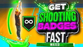 FASTEST SHOOTING BADGE METHOD IN NBA 2K22! HOW TO GET YOUR SHOOTING BADGES IN 1 DAY!