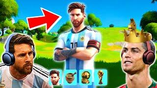 RIGGED MESSI SKIN - Messi & Ronaldo play Fortnite!