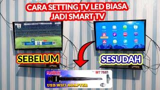 cara pasang usb wifi ke tv|tipe mt7601#usbwifi