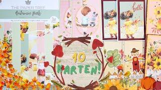 10 Karten 1 Block | The Paper Tree | Autumn Pals | #herbstkarten