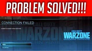 How to Fix Unable to Access Online Services - Modern Warfare and Warzone Bug Solved Fast!