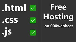 Upload a Website on Free Hosting Website | 000webhost