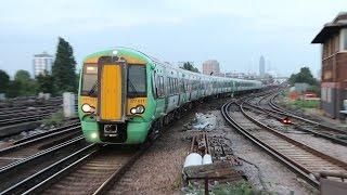 South West Trains and Southern Action at Clapham Junction (UK)