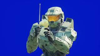 Master Chief Skin + 7 CLASSIC  Dances / Emotes in Fortnite!  Green Screen (2021 HD) (Chroma Blue)