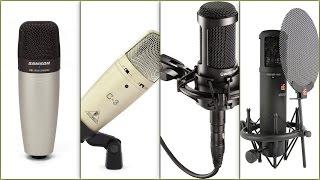 Project studio microphone comparison tests.AT2035, C01, C-3, sE2200aIIMP