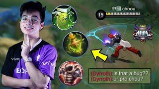 90% WIN RATE MPL ECHO YAWI BUILD CHOU !! (op chou wtfff)