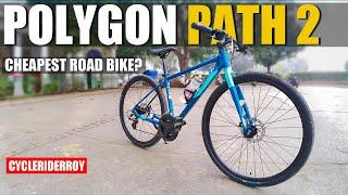 Polygon Path 2 2023: 24 Shimano Gears Hybrid Road Cycle Under Rs-40000 In India