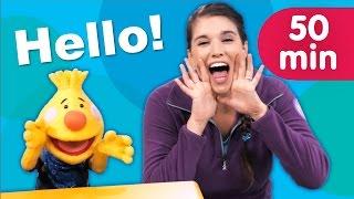 Hello Songs + More | Kids Songs | Sing Along With Tobee | Super Simple Songs