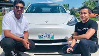 Tesla Model 3 Test Drive & Review | Bengali | Teslapeg |Nafvlogs