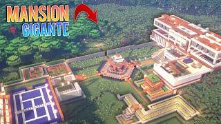 VISITO UNA MANSIÓN GIGANTE QUE HICE EN MINECRAFT HACE AÑOS