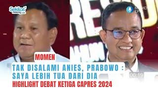 Respon Prabowo tak disalami Anies Baswedan #fypシ #viralvideo