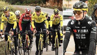 Cycling 2024 - Visma Lease a Bike and Jonas Vingegaard in training camp in Spain before 2025 season