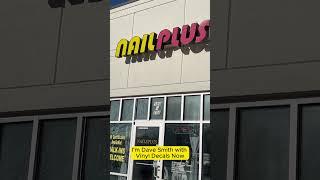 Nail Plus Nail Salon|Custom VinylDecalsNow.com|Lehi UTAH | Labels|Business Graphics|#Printing