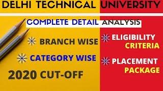 dtu cut off 2020 | dtu jee main 2020 cut off | category-wise cutoff | salary package |