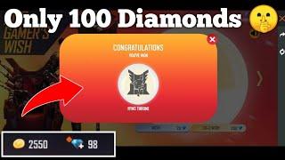 FFWS Throne & Pirate Flag Emote In Only 100 Diamonds | Free Fire New Event