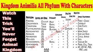 Trick To Learn Kingdom Animalia (Complete Topic) NCERT, ETEA, NEET, AIIMS, etc | Learning With Khan